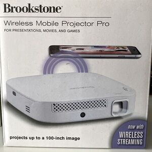 Brookstone Wireless Projector Pro - New in Box, never opened/never used